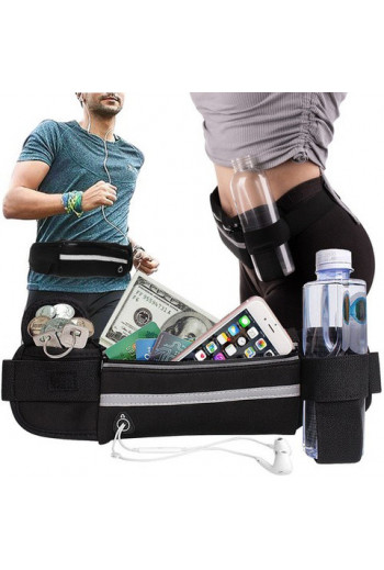 Gürteltasche – schwarzer Laufgürtel